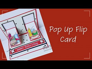Pop Up Flip Card Tutorial #cardmaking #funfoldcards #cardmakingtutorial
