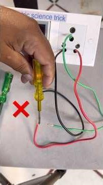 Electric line tester sabse best tester electrician Ke liye #shorts #short ￼