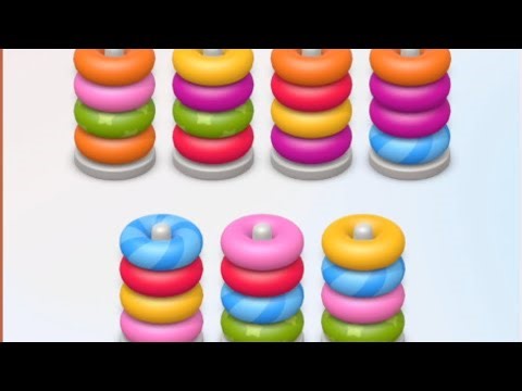Color Sort 3D - Hoop Stack