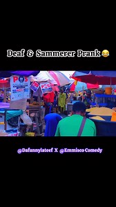 10K reactions · 696 shares | "Prank alert!We went full-on drama mode with a deaf & stammerer act to see people's reactions Laughter guaranteed! #prank #viralreelsfb #viralshorts #trendingreel | Lateef Adebayo | Facebook