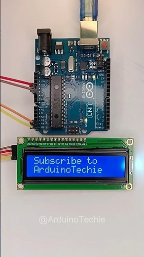 DIY Adruino I2C LCD | Arduino UNO