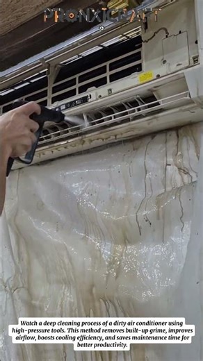 Satisfying AC Deep Cleaning | Dirty Air Conditioner Restored Fast