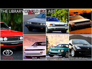 1971 - 2001 Toyota Celica Commercials History (JDM Sports Cars Commercials in US Part 2)