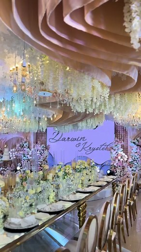 Neutral Color Wedding Reception Setup Ideas