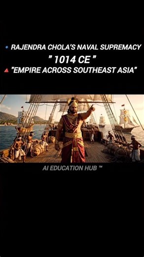 🔥 The Rise & Fall of the Chola Empire | #shorts #shortsfeed #aishorts #aieducationhub