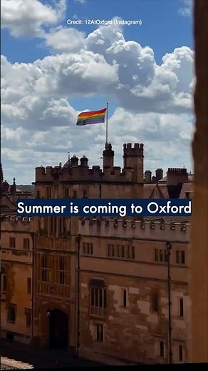 Summer is coming to Oxford 🌅🌈 #OxfordUniversity