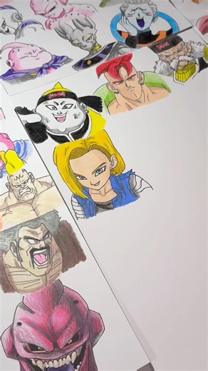 Android 18 de dragon ball z🔥 siga para mais personagens #dragonballz #dbz #dragonballsuper #dibujos