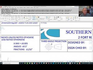 Creating a title block in AutoCAD