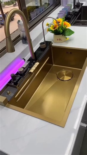 Messy kitchen stressing you out?Here's how a modern sink can UPGRADE your kitchen experience:* Deep Bowl Sink = Extra room for cookware* Hidden Drainboard = Clean countertops* Pull-Out Faucet = Simple washing & cleanup* Under-sink Organizer = Organized cleaning suppliesSunday meal prep, but make it STYLISH#sinkdesign #kitcheninspo #modernkitchen | Arc Jimmy