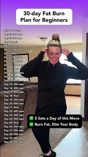 30-day fat-burning plan for beginners #30dayplan