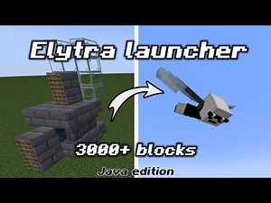 How to build an OP elytra launcher (Minecraft Java)
