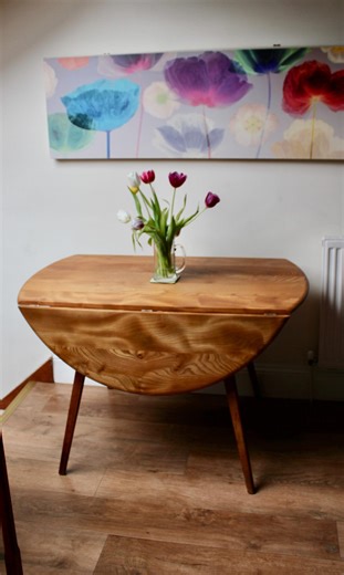 Mid Century Ercol Windsor Drop Leaf Dining Table - Etsy
