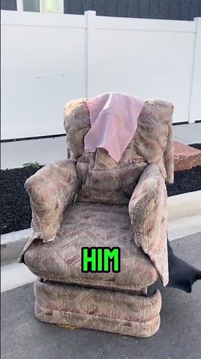 He Became a Chair for Halloween