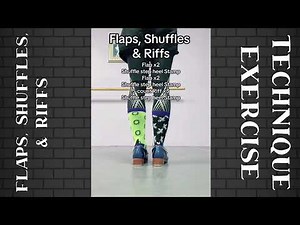 TAP DANCE TUTORIAL - Flaps, Shuffles, & Riffs - Technique Exercise