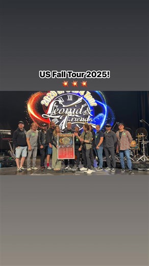 US Fall Tour “2025 or 6 to 4”! 💥💥💥 Bringing you the best of Chicago, Earth Wind & Fire, Steely Dan, Tower of Power, Carpenters and more! ✨ Check all the dates and get great seats now: https://leonidandfriends.band/tour.html Shows spanning all Midwest, Texas and West Coast: Illinois Indiana Ohio Michigan Minnesota Iowa Missouri Texas New Mexico Colorado Utah Washington Oregon California Nevada Arizona Hawaii #leonidandfriends | Leonid & Friends