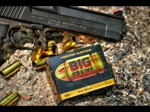 .50AE (Action Express), 325gr FMJ, Freedom Munitions Big Grains, Velocity Test