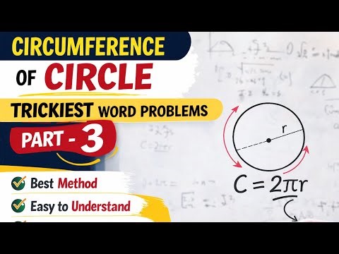 Circumference of Circle Trickiest Word Problem | Part 3 | Maths Trick