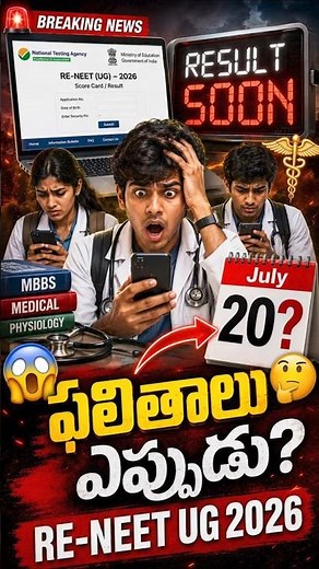 RE-NEET UG 2026 ఫలితాలు ఎప్పుడు రావచ్చు? #RENEET2026 #NEETUG2026 #NEETResult | EDU9