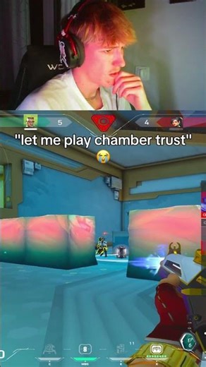 He picked MY GLORIOUS CHAMBER😭 #valorant #shorts