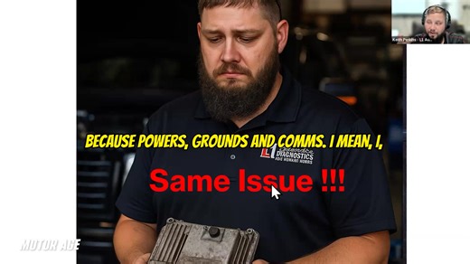 Even the best diagnosticians were taught that ECUs only need voltage/ground/ignition supply and communication to function. Well, they be sorely mistaken! Take a look at the lesson Brandon and Keith learned on this Ford F150 Platinum, with an intermittent "no-crank" condition! "CLICK" ON THE LINK BELOW FOR THE FULL VIDEO! https://www.vehicleservicepros.com/service-repair/video-network/video/55311347/wrench-tales-17-battling-insomnia-w-keith-perkins | Motor Age Magazine