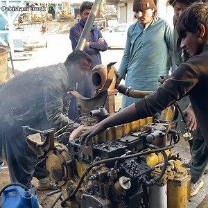 38K views · 350 reactions | CAT Loader Engine Ready To waste in scrape but a little Mechanic Decided to repairWhat Do you think part 5 | Pakistani truck | Facebook