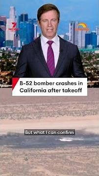 B-52 bomber crashes in California after takeoff
