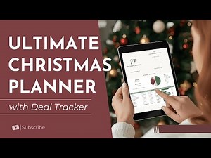 The Ultimate Christmas Planner Spreadsheet | Google Sheets Holiday Budget & Gift Tracker Walkthrough