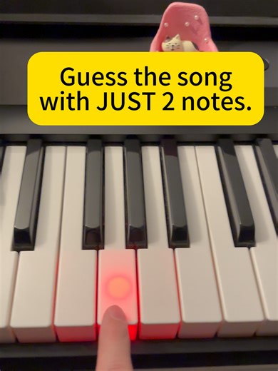 3.Guess The Song:✌️ notes 🎵#pianotutorial #melogy #fyp #smartpiano #guessthesong