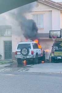 8.9K views | Yeaserday at approximately 2:08PM, vehicle fire, threatening a structure, 1700. Block of W. River. | Porterville Stringer | Facebook