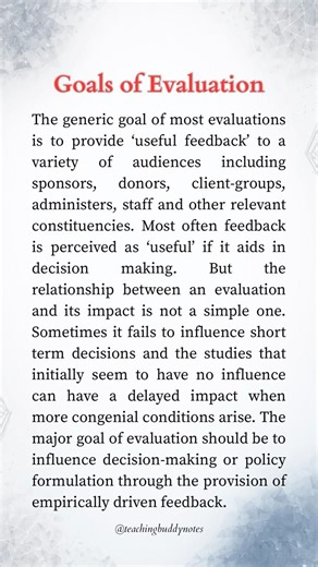 Goals of Evaluation in Education | B.Ed Paper 3 | 60 Seconds #bednotes