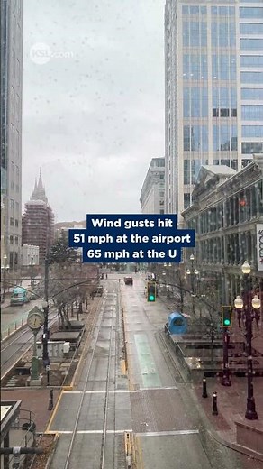 How strong winds pushed Salt Lake City to a record 67°