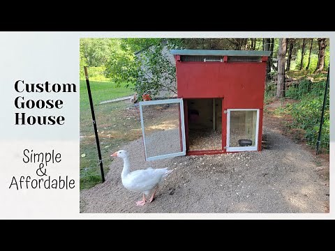 Build Your Own Custom Goose House