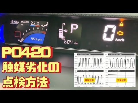 P0420触媒劣化の点検方法について