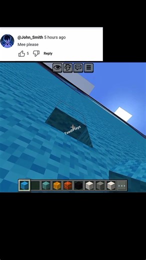 I Build a anime pixel art ! Minecraft ! #minecraft #shortsfeed #foryou #gaming