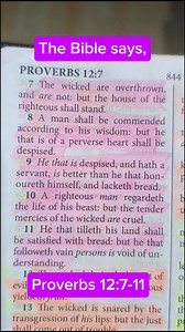 The wicked are overthrown, and are not: but the house of the righteous shall stand. Proverbs 12:7 #BibleExposition | Marites Achas
