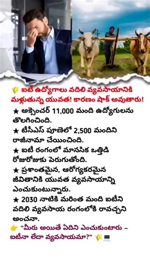 🔥IT JOB CRISIS DRIVES YOUTH TO FARMING! NEW GENERATION CHOOSES PEACE OVER PRESSURE!🌾💻#news#farming🔥 | philosophymorals