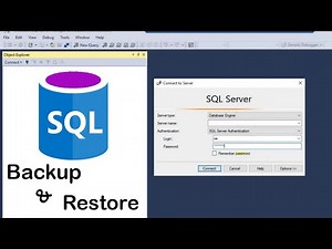 sql server database backup and restore
