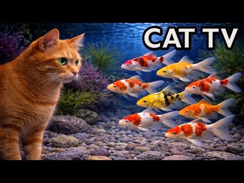 🔴 LIVE Cat TV Fish Tank | Fish for Cats to Watch (4K HDR, No Music) Aquarium for Cats