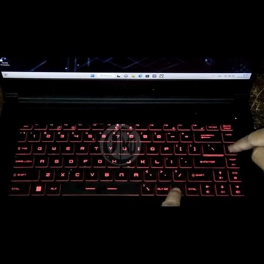 Menghidupkan keyboard backlight MSI 16R6