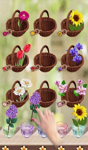 Zen Blossom: Engaging Flower Tile Match Game for Mobile