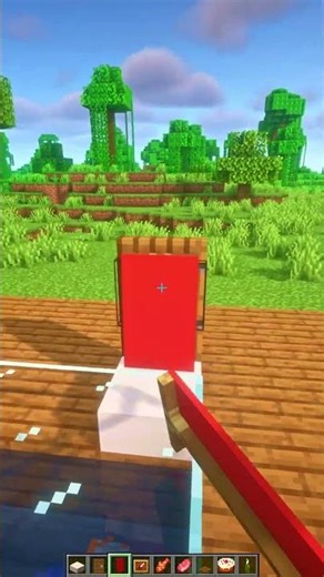 Minecraft Fish Tank Table 🐠 #shorts