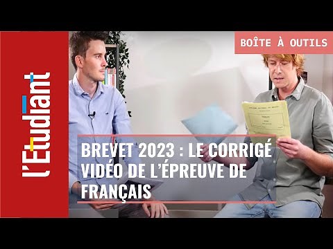 Brevet 2023 : le corrigé de l'épreuve de français