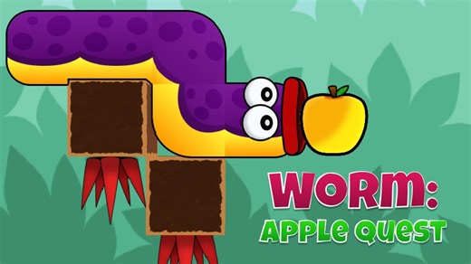 Play Worm: Apple Quest | Free Online  Games. KidzSearch.com