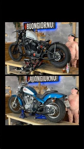 Honda Shadow vt600 Bobber timelapse