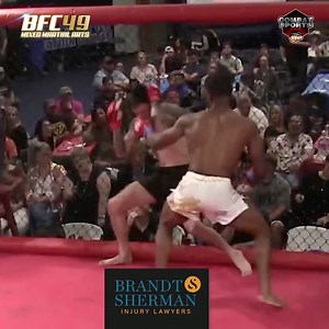 👊 The Brandt & Sherman, LLP Knockout of the Night for BFC49 goes to Derrion Griffin Derrion Griffin for his hammer clinic with his TKO victory over Leon Yu at 2:19 of Round 1👊 📹 and full night of fights replay 👉 wwww.combatsportsnow.com We want to thank Kyle Sherman of Brandt & Sherman, LLP for utilizing his martial arts expertise for our insightful post-fight interviews in the cage 🙏 #bullyslayer Every card put together by BFC wizard 🧙‍♂️ matchmaker, UFC veteran and 4th degree black belt,