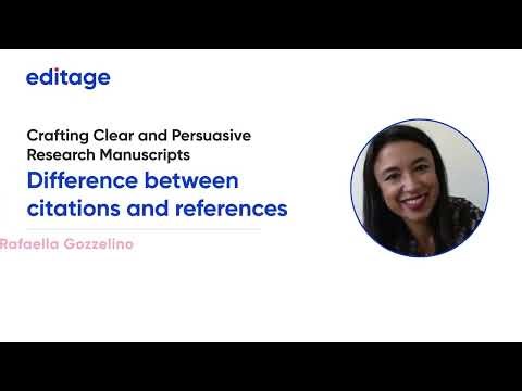 What is the Real Difference Between Citations and References?