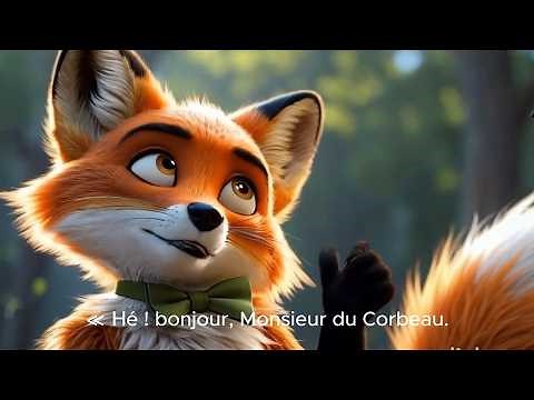 Le Corbeau et le Renard - Fable de La Fontaine | Film d'animation