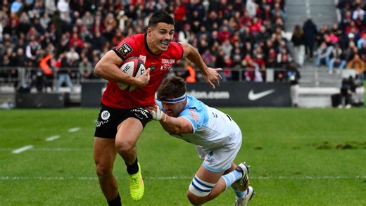 Top 14 : "Au GPS, j’ai fait 36,8 km/h"… L’ailier du RC Toulon Gaël Dréan "flashé" plus vite que Louis Bielle-Biarrey