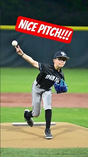 🎯 Perfect Form! Youth Pitching Mechanics in Slo-Mo! #shorts