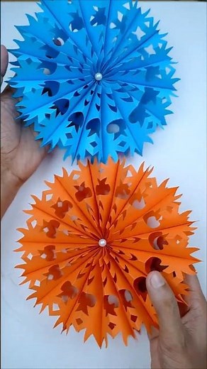 Unique Paper Snowflake Patterns ❄️✨Festive DIY Craft